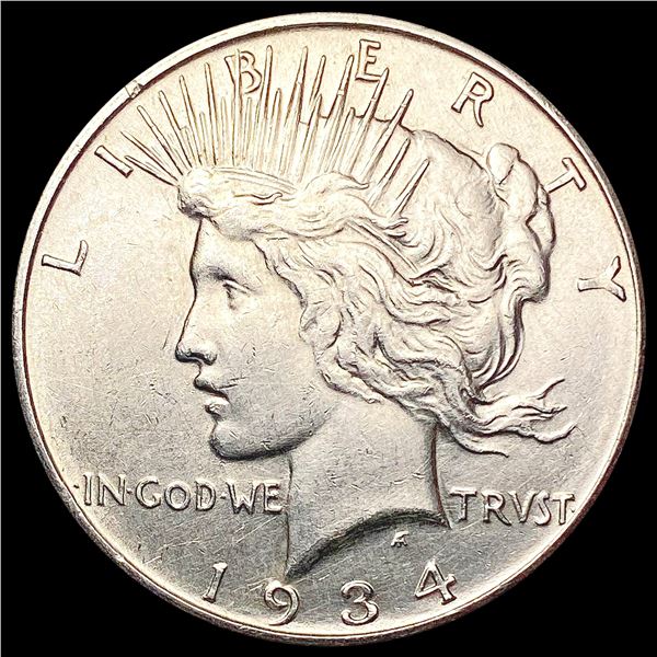 1934-D Silver Peace Dollar CLOSELY UNCIRCULATED