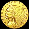 Image 1 : 1910 $2.50 Gold Quarter Eagle CLOSELY UNCIRCULATED