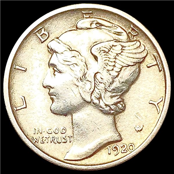 1920-D Mercury Dime CLOSELY UNCIRCULATED