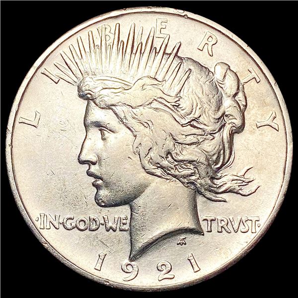 1921 Silver Peace Dollar CLOSELY UNCIRCULATED