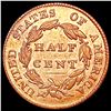 Image 2 : 1826 RB Classic Head Half Cent CHOICE AU