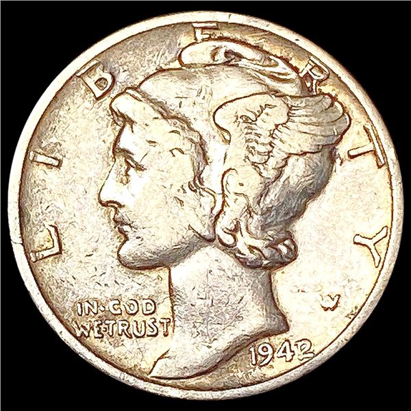 1942/1 Mercury Dime NEARLY UNCIRCULATED