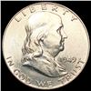 Image 1 : 1949 Franklin Half Dollar UNCIRCULATED