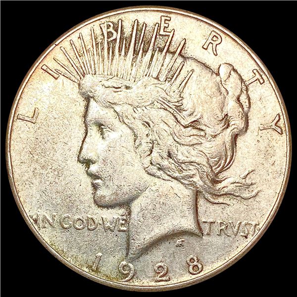 1928-S Silver Peace Dollar LIGHTLY CIRCULATED