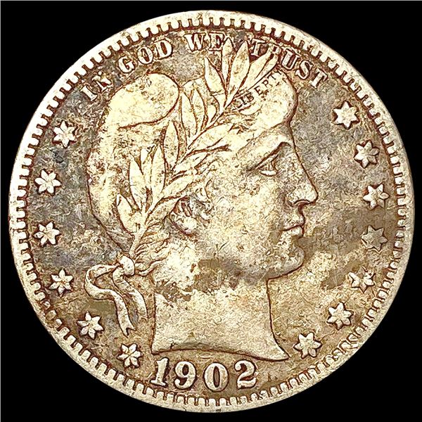 1902-O Barber Quarter LIGHTLY CIRCULATED