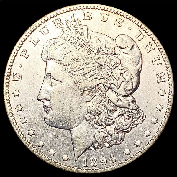 1894-S Morgan Silver Dollar NEARLY UNCIRCULATED