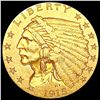 Image 1 : 1915 $2.50 Gold Quarter Eagle CLOSELY UNCIRCULATED