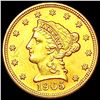 Image 1 : 1905 $2.50 Gold Quarter Eagle CLOSELY UNCIRCULATED