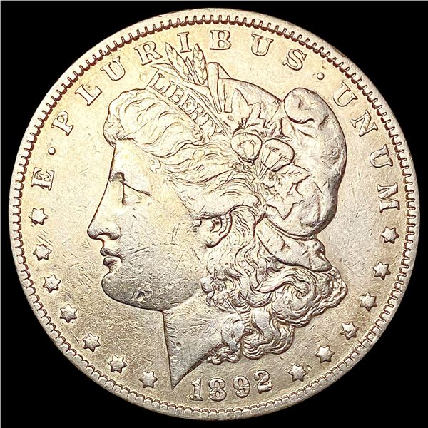 1892 Morgan Silver Dollar CLOSELY UNCIRCULATED