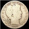 Image 1 : 1892 Barber Half Dollar NICELY CIRCULATED