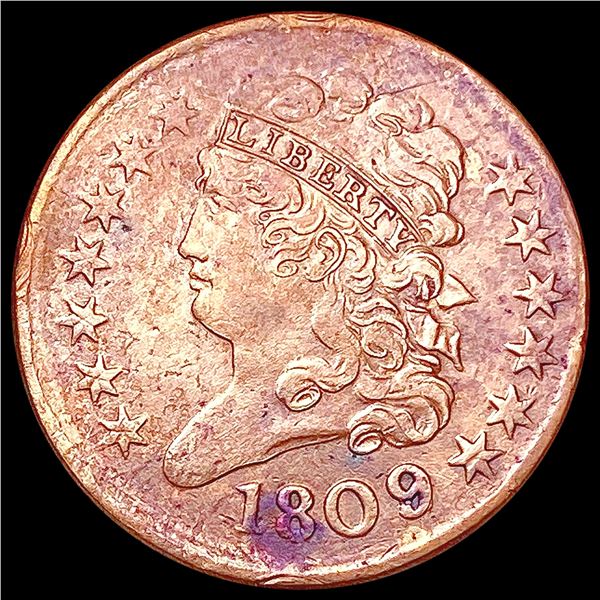 1809 Classic Head Half Cent CLOSELY UNCIRCULATED