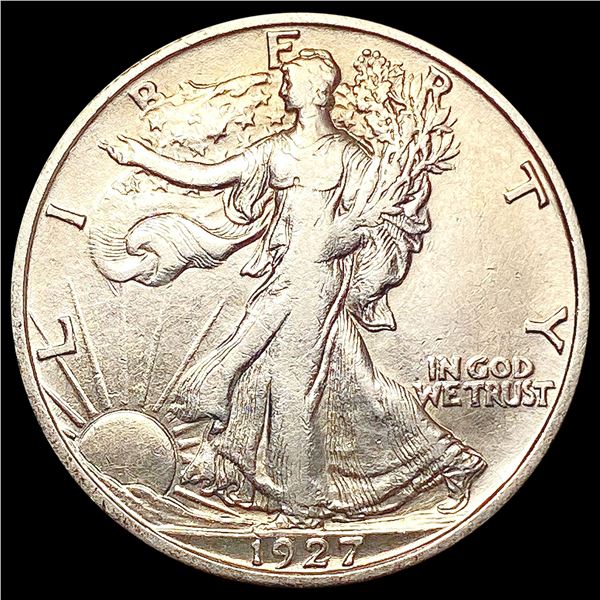 1927-S Walking Liberty Half Dollar CLOSELY UNCIRCU