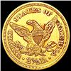 Image 2 : 1856 $2.50 Gold Quarter Eagle CLOSELY UNCIRCULATED