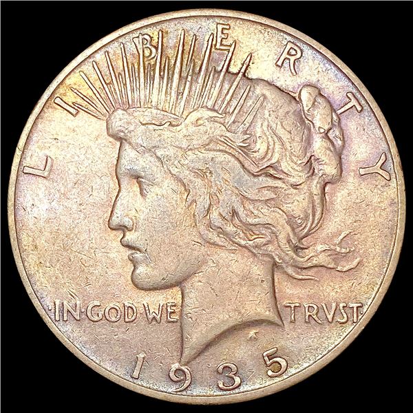 1935-S Silver Peace Dollar LIGHTLY CIRCULATED