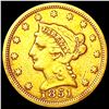 Image 1 : 1851 $2.50 Gold Quarter Eagle LIGHTLY CIRCULATED