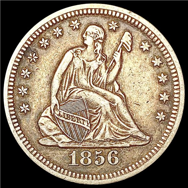 1856 Seated Liberty Quarter CLOSELY UNCIRCULATED