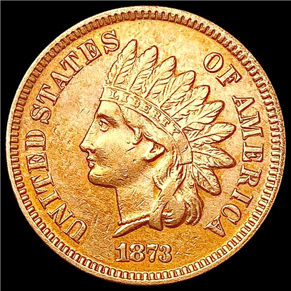 1873 Indian Head Cent CHOICE AU