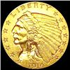 Image 1 : 1914 $2.50 Gold Quarter Eagle CLOSELY UNCIRCULATED