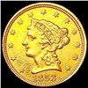 Image 1 : 1853 $2.50 Gold Quarter Eagle CLOSELY UNCIRCULATED