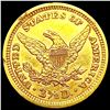 Image 2 : 1861 $2.50 Gold Quarter Eagle CLOSELY UNCIRCULATED