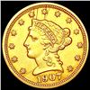 Image 1 : 1907 $2.50 Gold Quarter Eagle CLOSELY UNCIRCULATED