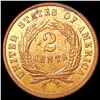 Image 2 : 1865 RED Two Cent Piece UNCIRCULATED