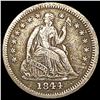 Image 1 : 1844 Seated Liberty Half Dime LIGHTLY CIRCULATED