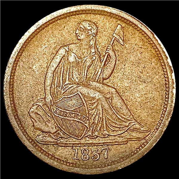 1837 Seated Liberty Dime CLOSELY UNCIRCULATED