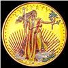 Image 1 : 2000 Painted US 1/10oz Gold $5 Eagle SUPERB GEM BU