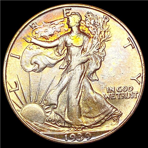 1939-D Walking Liberty Half Dollar CLOSELY UNCIRCU