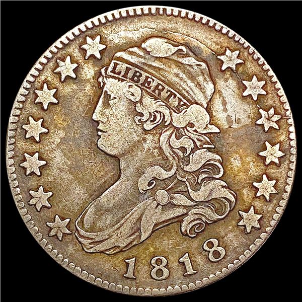 1818 Capped Bust Quarter LIGHTLY CIRCULATED