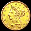 Image 1 : 1903 $2.50 Gold Quarter Eagle CLOSELY UNCIRCULATED