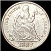 Image 1 : 1887-S Seated Liberty Dime CLOSELY UNCIRCULATED