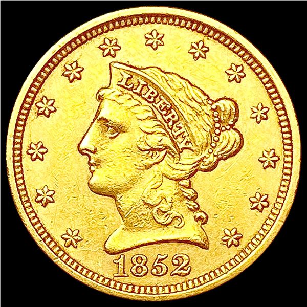 1852 $2.50 Gold Quarter Eagle CLOSELY UNCIRCULATED