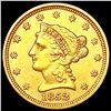 Image 1 : 1852 $2.50 Gold Quarter Eagle CLOSELY UNCIRCULATED