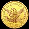 Image 2 : 1852 $2.50 Gold Quarter Eagle CLOSELY UNCIRCULATED