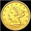 Image 1 : 1852 $2.50 Gold Quarter Eagle CLOSELY UNCIRCULATED