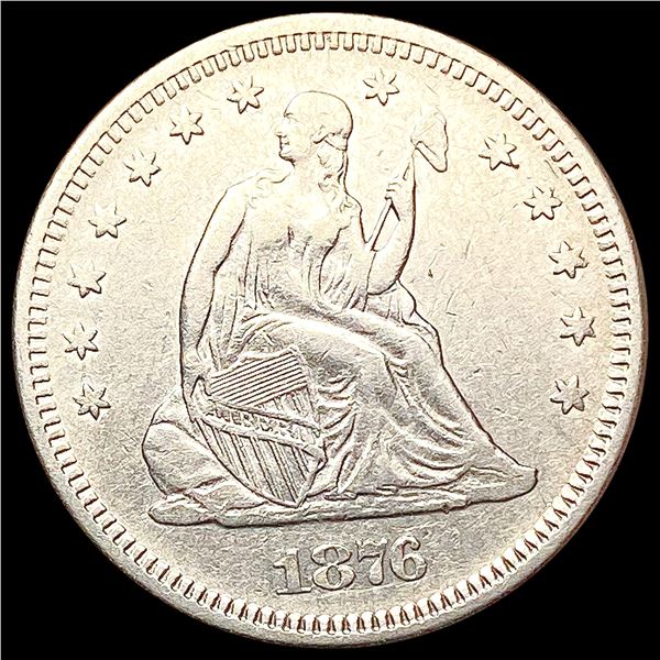 1876-S Seated Liberty Quarter CLOSELY UNCIRCULATED