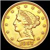 Image 1 : 1897 $2.50 Gold Quarter Eagle CLOSELY UNCIRCULATED