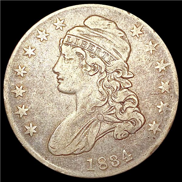 1834 Capped Bust Half Dollar LIGHTLY CIRCULATED