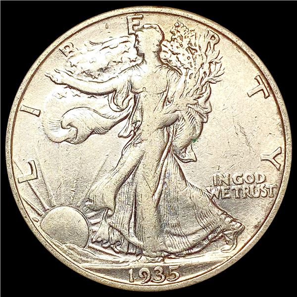 1935-D Walking Liberty Half Dollar NEARLY UNCIRCUL