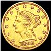 Image 1 : 1852 $2.50 Gold Quarter Eagle CLOSELY UNCIRCULATED