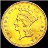 Image 1 : 1857 Rare Gold Dollar UNCIRCULATED