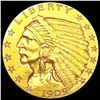 Image 1 : 1909 $2.50 Gold Quarter Eagle CLOSELY UNCIRCULATED