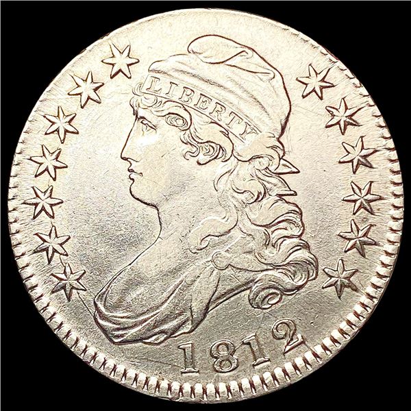 1812 Capped Bust Half Dollar CLOSELY UNCIRCULATED