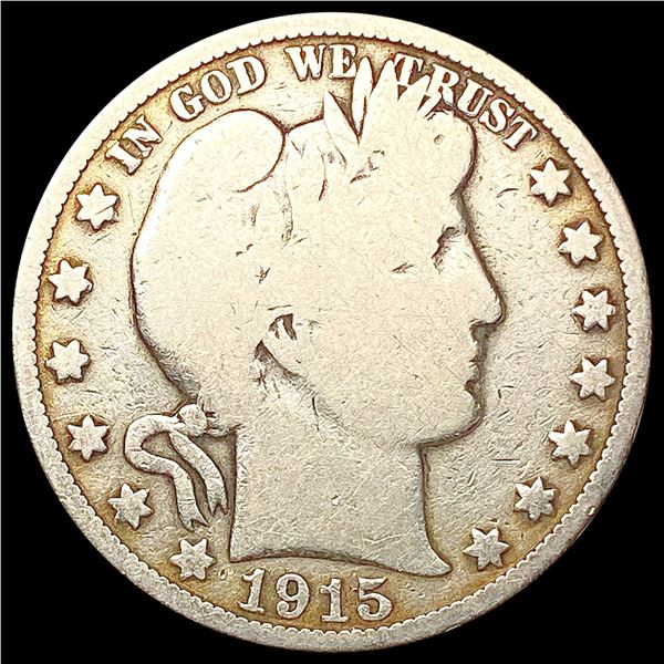 1915 Barber Half Dollar NICELY CIRCULATED