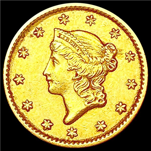 1849 Rare Gold Dollar CLOSELY UNCIRCULATED