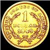 Image 2 : 1849 Rare Gold Dollar CLOSELY UNCIRCULATED