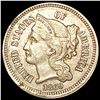 Image 1 : 1869 Nickel Three Cent NEARLY UNCIRCULATED