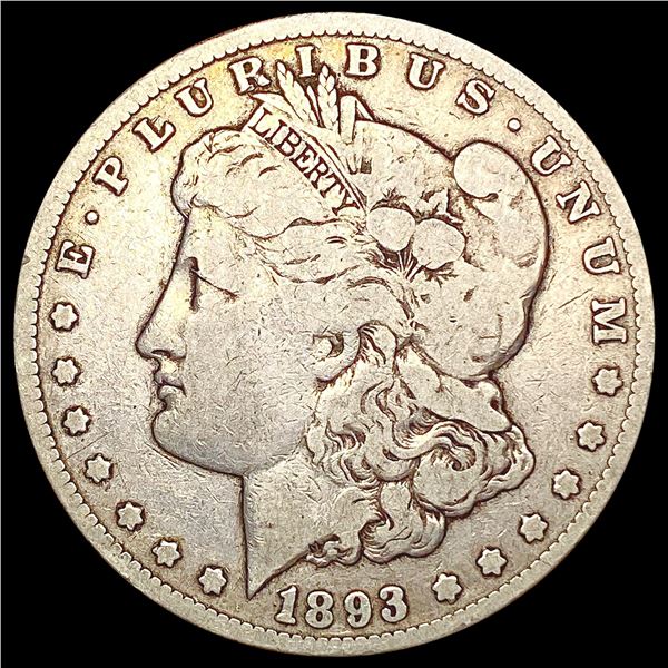 1893-CC Morgan Silver Dollar NICELY CIRCULATED